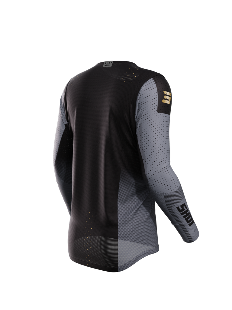 SHOT REMERA AEROLITE HONOR BLACK GOLD