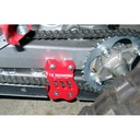 GUIA CADENA TM DESIGN TRX450 STOCK RED