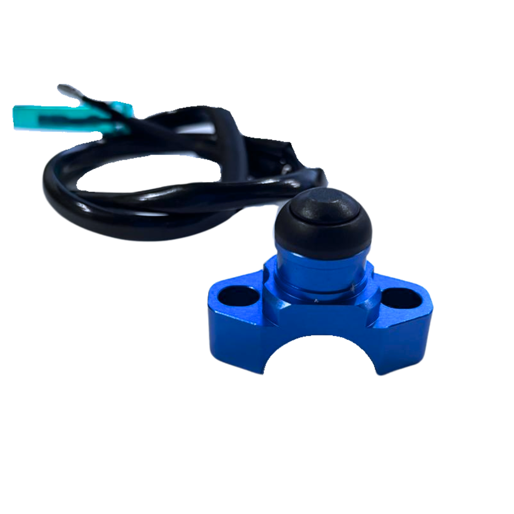 BOTON DE ARRANQUE RPS STOP ALUMINIO AZUL