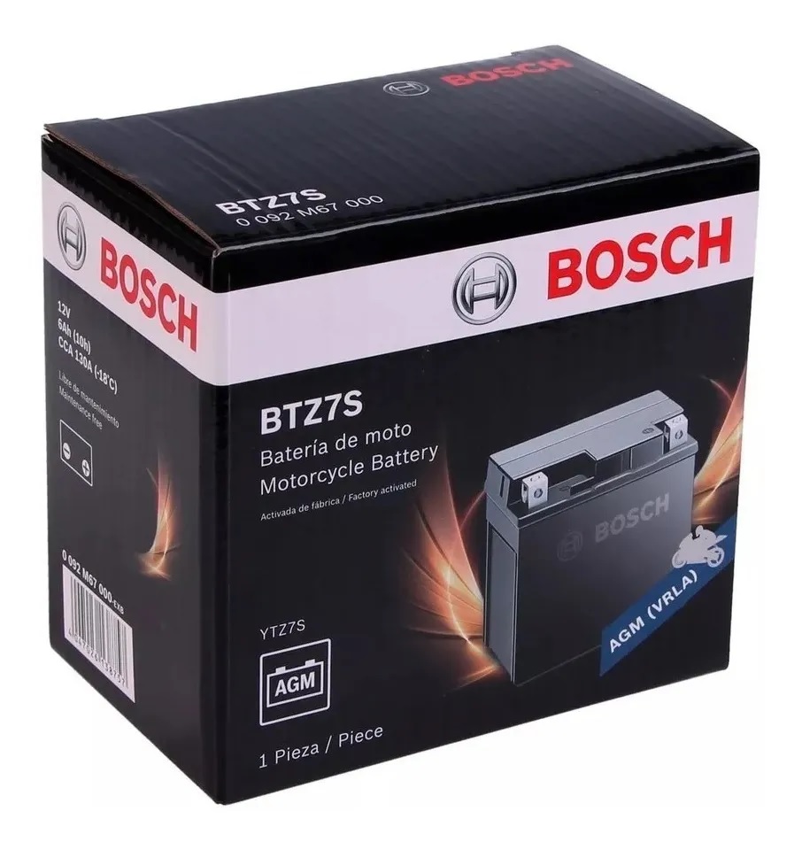 BATERIA BOSCH BTZ7S YFZ450R / TRX450 / RAP 250