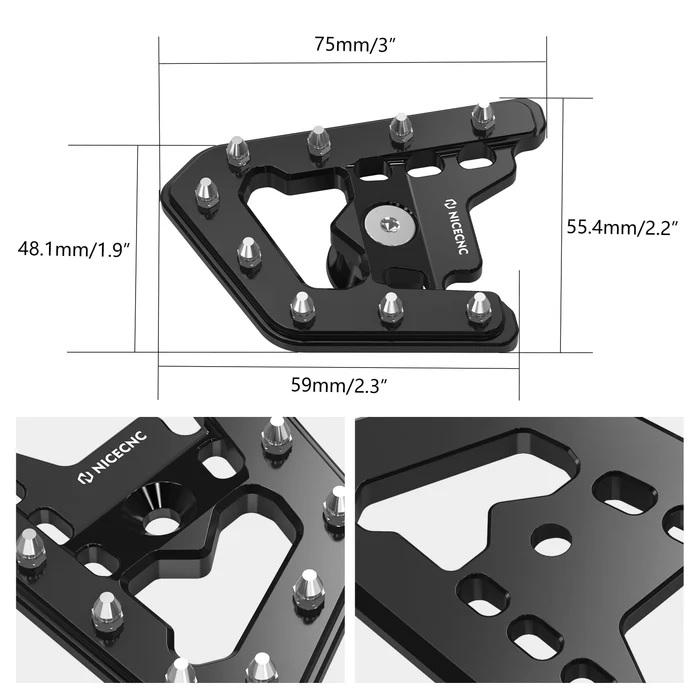 NiceCNC EXTENCION PEDAL FRENO RAPTOR 700 2006 - 2012