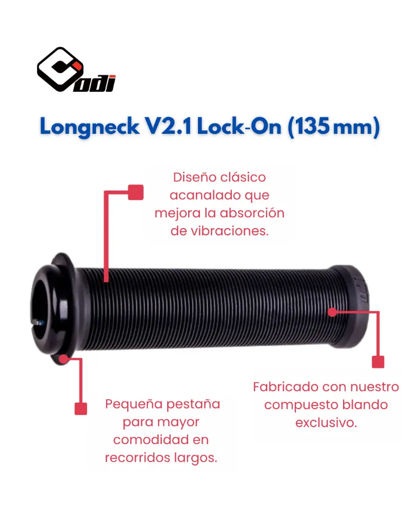 JGO. PUÑOS ODI LONGNECK V2.1 LOCK-ON GRIPS (BLACK).webp