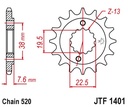 PIÑON 13 D JT LTR450/LTZ400