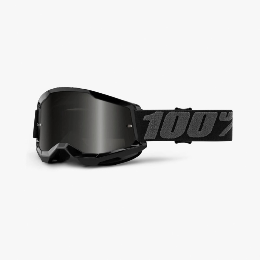 Antiparra 100% STRATA2 Sand Goggle Black - Smoke Lens
