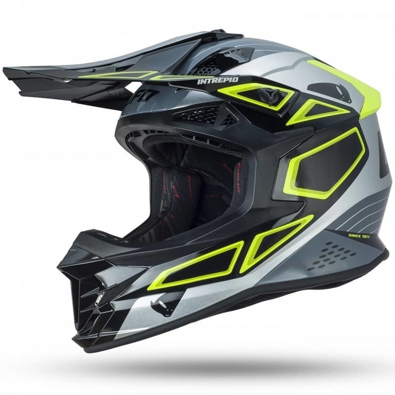 *CASCO UFO INTREPID SILVER HELMET S