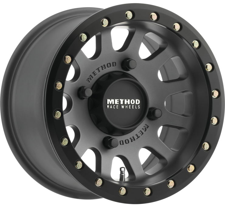 *LLANTA 15×7 METHOD TITANIUM CON PRENSA TALON UTV 4+3 POLARIS 4X156