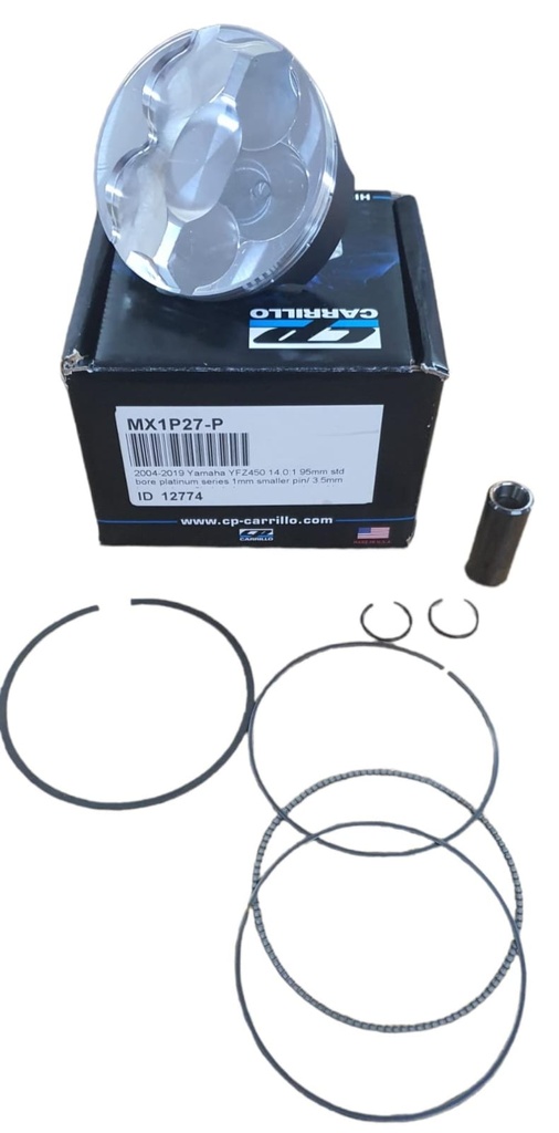 *PISTON PLATINUIM CP YFZ450R 14.1:1 95MM ARO FINO