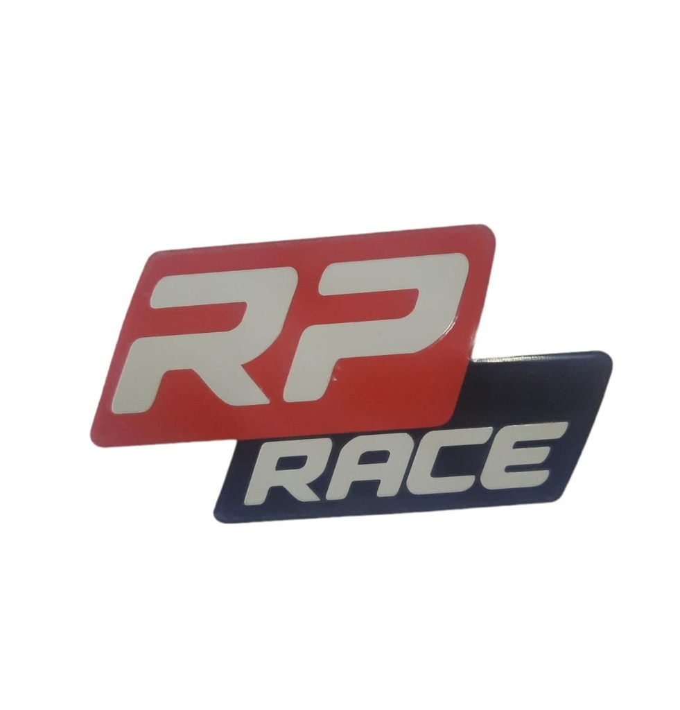 *RP RACE EMBLEMA LAMINA ADHESIVA PARA SILENCIADOR