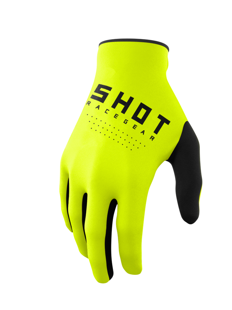 SHOT GUANTES RAW NEON YELLOW