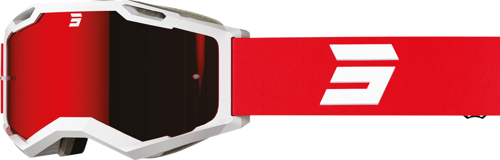*ANTIPARRAS SHOT IRIS 2.0 TECH WHITE RED GLOSSY