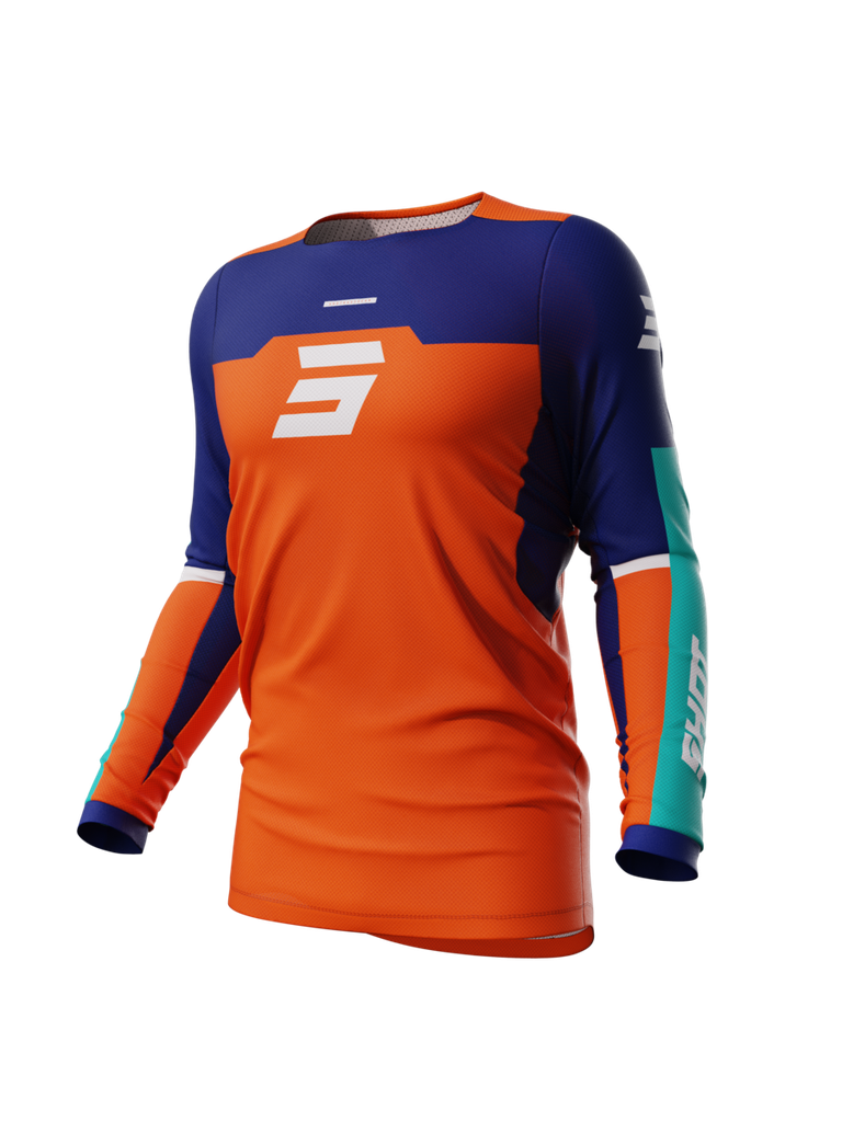 *SHOT REMERA CONTACT IRON ORANGE