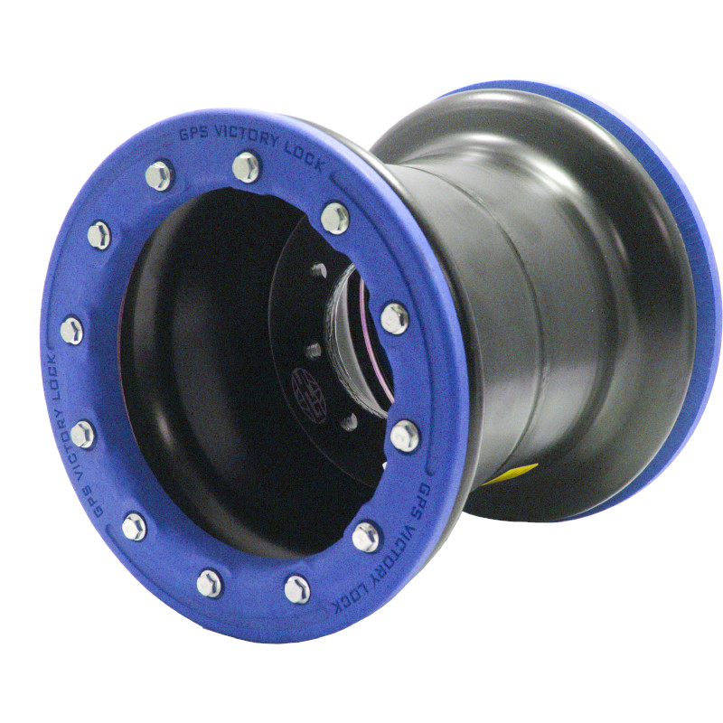 *LLANTA DOBLE PRENSA REAR 09"x09" 4+5 MULTIC. (C/ARO) CARBONO