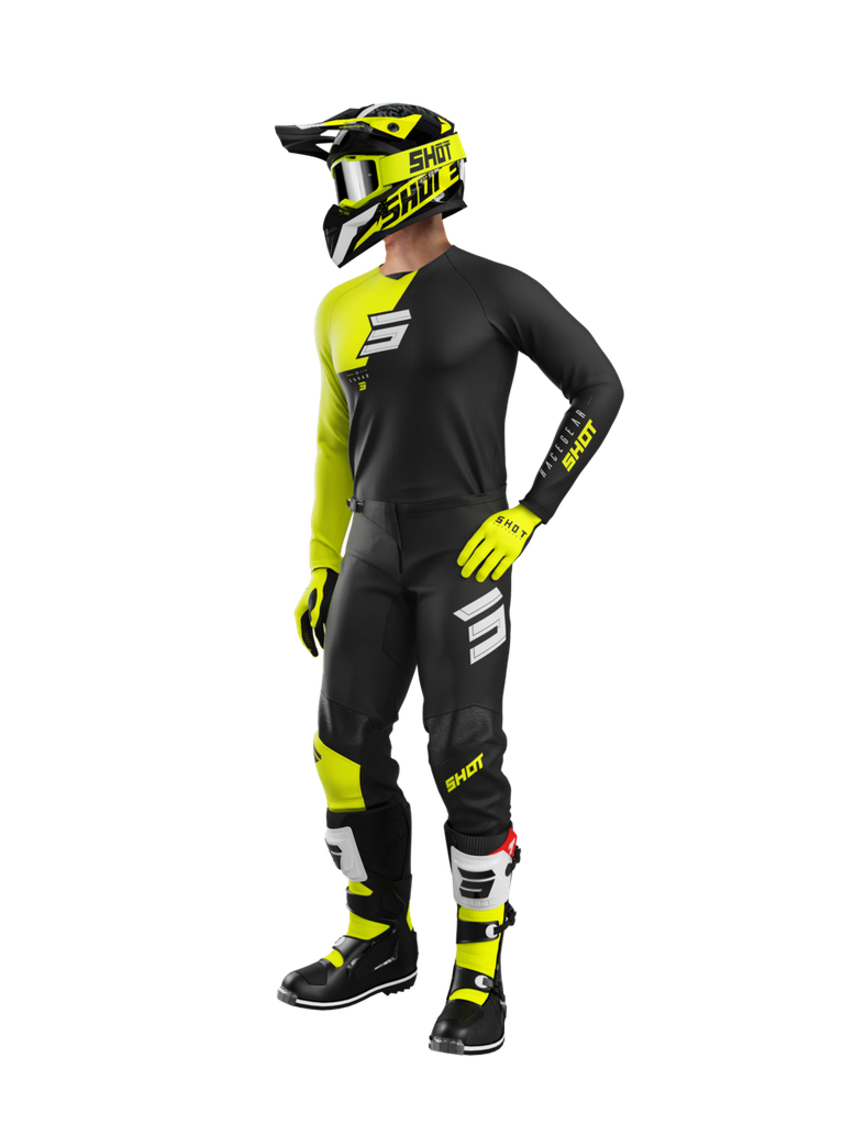 *SHOT CONJUNTO RAW SQUAD NEON YELLOW
