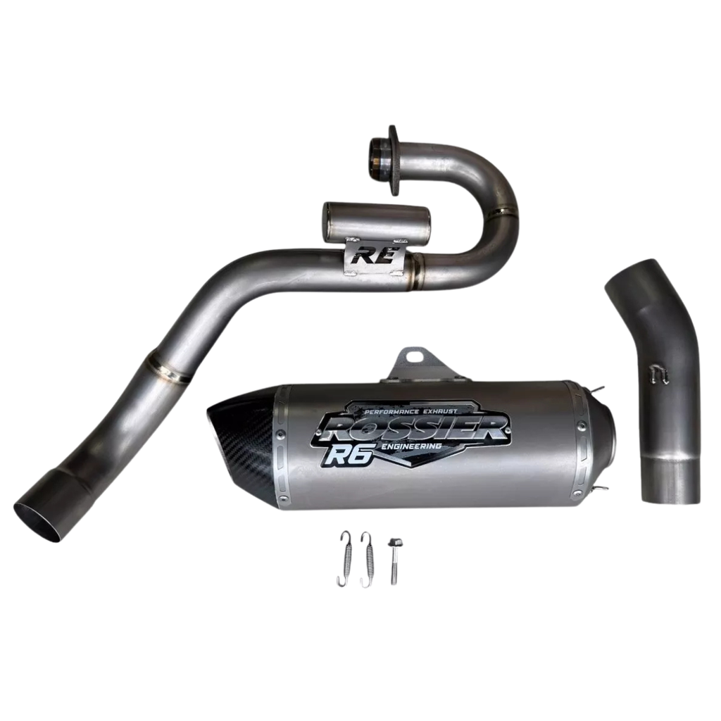 ROSSIER ESCAPE COMPLETO SHORTY DE 12" YFZ 450R FULL TITANIUMUM