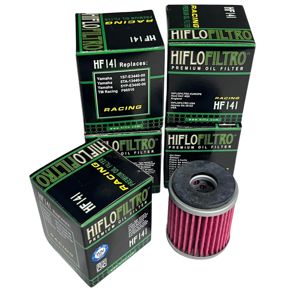 FILTRO ACEITE HIFLO 141 PACK X 5U YAMAHA YFZ 450R - F / RAPTOR 250-350