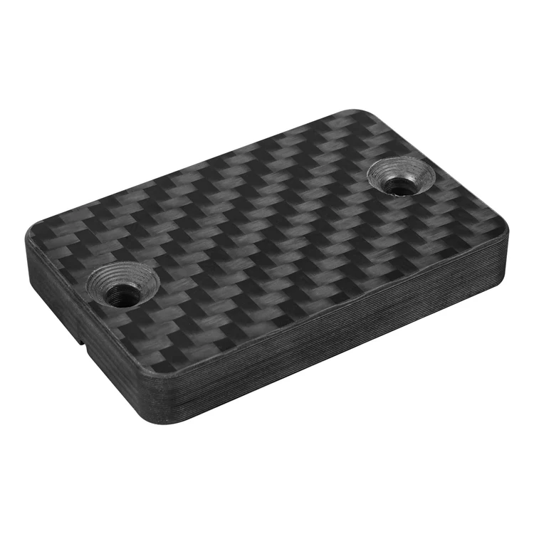 *NiceCNC TAPA DEPOSITO LIQUDIO FRENO UNIVERSAL CARBONO