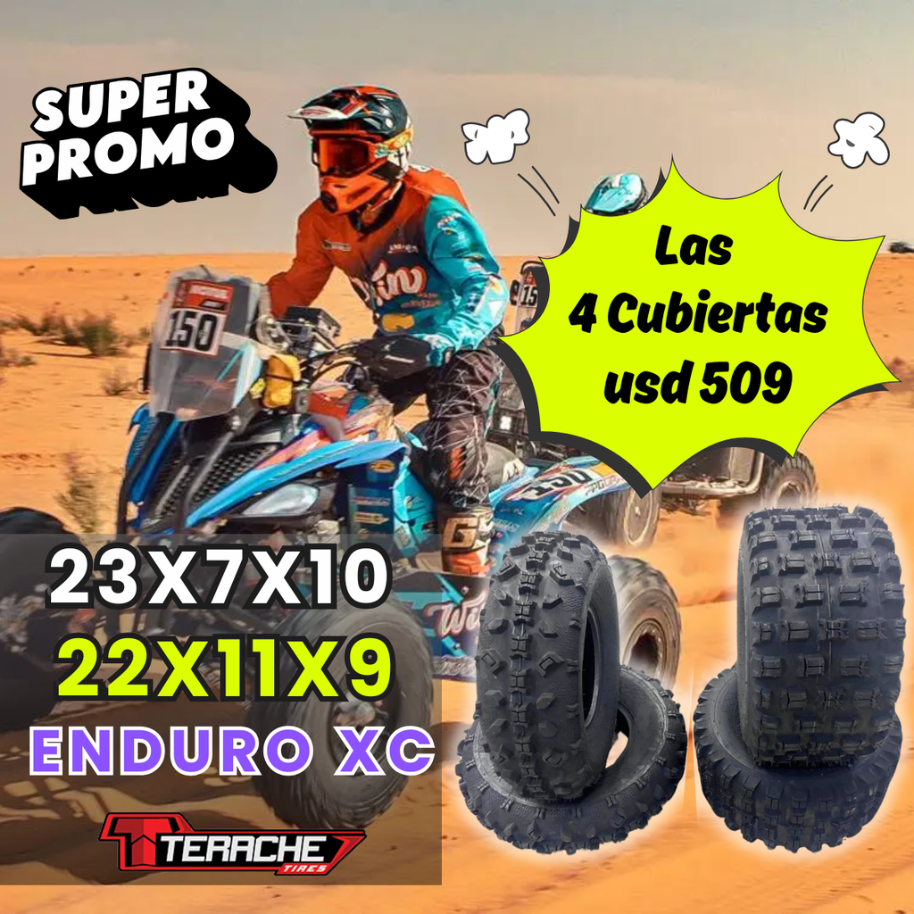 *Promo 4 Cubiertas XC (23x7-10 y 22x11-9)