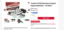 Kit completo de reconstrucción de motor Yamaha YFZ350 Banshee (64 mm)