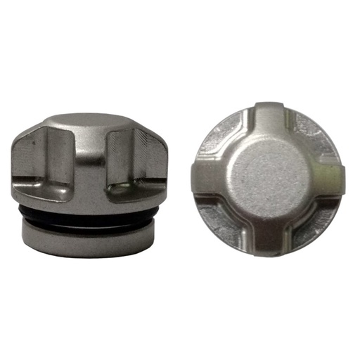 [A101-0063] *AMORTIGUADOR FOX TAPITAS DE VALVULA PLATEADAS