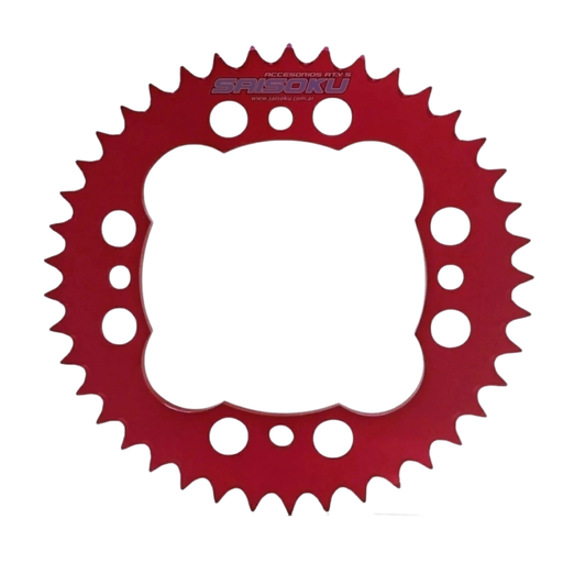 [COYA-36 ROJO] CORONA SAISOKU 36D ALUMINIO YAMAHA YFZ450R-F / RAPTOR 250 / 350 / 700 (COLOR ROJO)