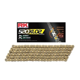 [520KLO2x120GR] CADENA TRANSMISION RK KLO2 520 x 120 C/O-RING DORADA C/CLIP