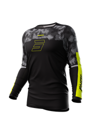 SHOT REMERA CONTACT PATROL BLACK NEON YELLOW