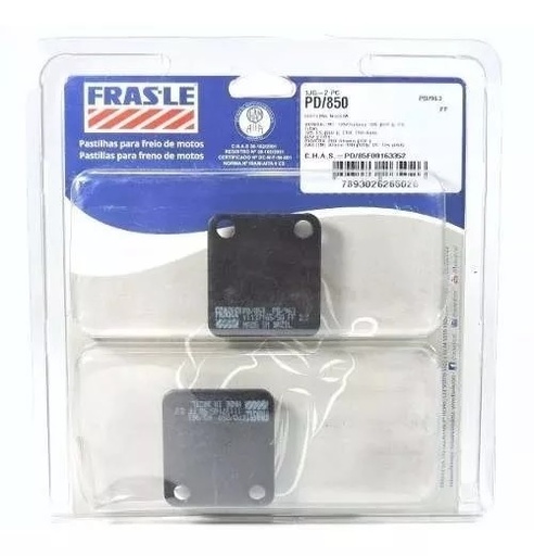 [PD-850] *FRASLE PASTILLAS DE FRENO T/D R350/BANSHEE- T LTR/R250/KFX