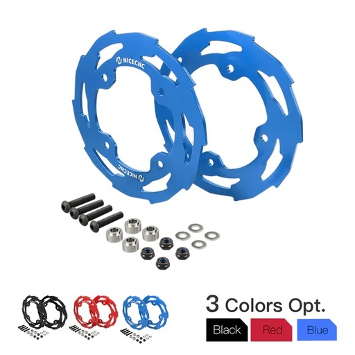 *NiceCNC CUBRE CORONA Y GUIA CADENA YFZ450R /F RAPTOR 250/350/700