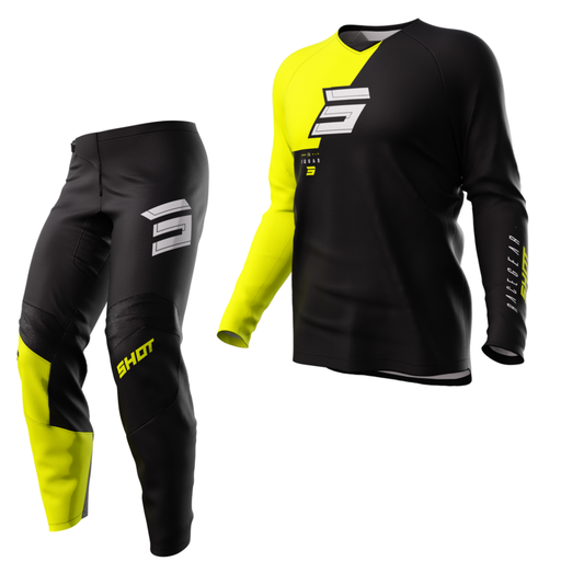 *SHOT CONJUNTO RAW SQUAD NEON YELLOW