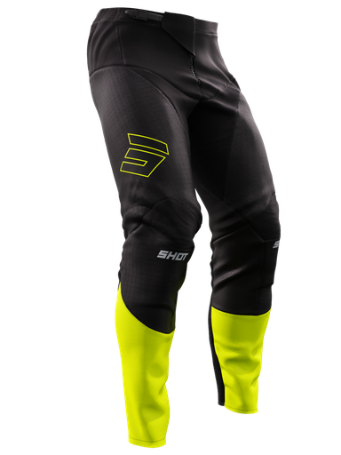 *SHOT PANTALON CONTACT PATROL BLACK NEON YELLOW