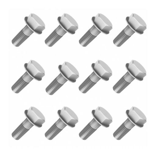 [GPS (6 X 1.00 X 30) / BULON EXAGONAL C/FLANGE T340209D] BULON EXAGONAL M6x30 C/FLANGE P/ARO CARBONO (x unidad)