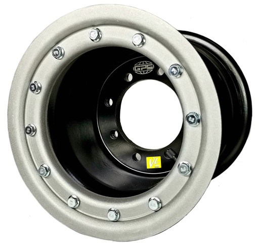 *LLANTA REAR 09"x08" 3+5 MULTIC. (C/ARO) ALUMINIO