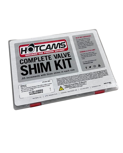 [HCSHIM02] *SET DE PASTILLAS DE VALVULA HOTCAMS DE 9.48MM PARA ATV
