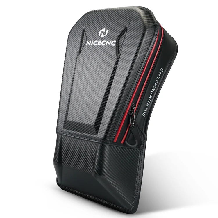 [82A1064036] *NiceCNC BOLSO DE ALMACENAMIENTO CENTRAL PARA ASIENTO TRASERO  DE UTV CAN-AM MAVERICK X3 2017-2023 (ROJO)