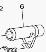[5TG124810000] *YFZ 450R PICO SALIDA TAPA CILINDRO DE AGUA 